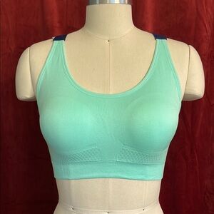 NWOT Mint Green and Navy Sports Bra
